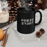 Retro Video Game Coffee Mug Press Start Pixel Art