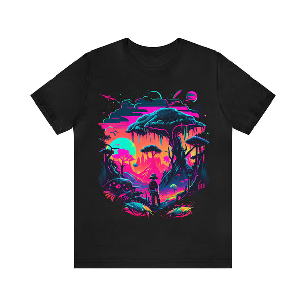 Neon Dreamscape T-Shirt Psychedelic Space Trippy Shirt