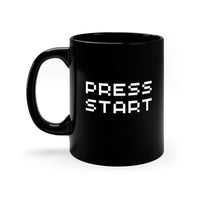 Retro Video Game Coffee Mug Press Start Pixel Art