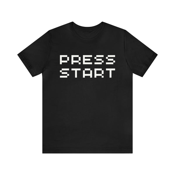 Press Start Video Game Shirt Retro Gaming Tee