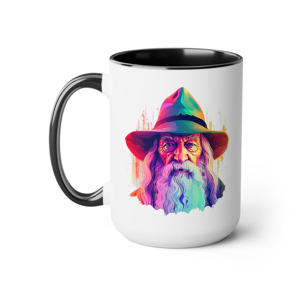 Gandalf Art Coffee Mug LotR Water Color Design 15oz