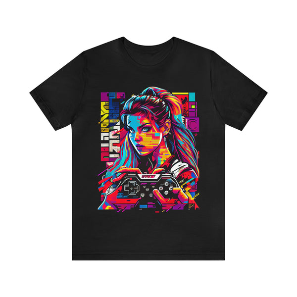 Gamer Girl Retro Anime Shirt Vintage Gaming Tee